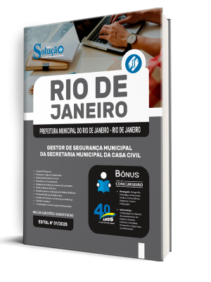 Apostila Prefeitura de Rio de Janeiro - RJ 2025 - Gestor de Segurança Municipal da Secretaria Municipal da Casa Civil - Imagem 2