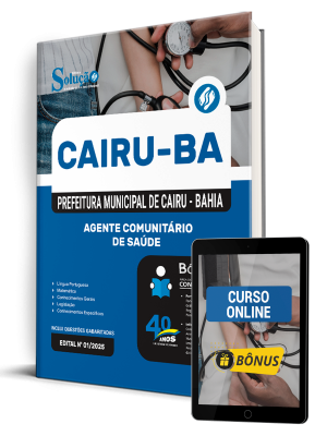 Apostila Prefeitura de Cairu - BA 2025 - Agente Comunitário de Saúde - Imagem 1