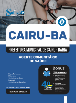 Apostila Prefeitura de Cairu - BA 2025 - Agente Comunitário de Saúde - Imagem 3