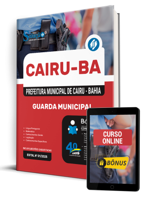Apostila Prefeitura de Cairu - BA 2025 - Guarda Municipal - Imagem 1