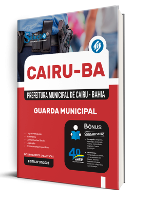 Apostila Prefeitura de Cairu - BA 2025 - Guarda Municipal - Imagem 2