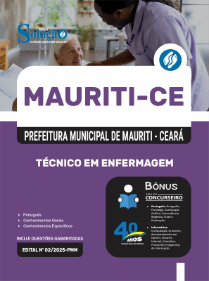 Apostila Prefeitura de Mauriti-CE 2025 - Técnico em Enfermagem - Imagem 3