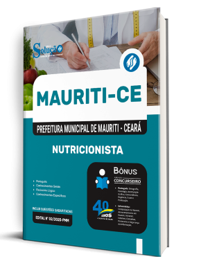 Apostila Prefeitura de Mauriti-CE 2025 - Nutricionista - Imagem 2