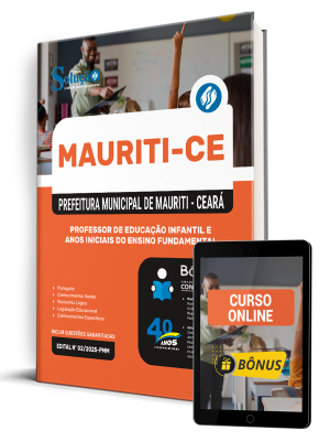 Apostila Prefeitura de Mauriti-CE 2025 - Professor De Educação Infantil e Anos Iniciais Do Ensino Fundamental - Imagem 1