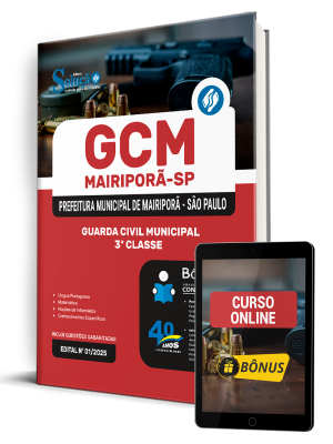 Apostila Prefeitura de Mairiporã - SP 2025 - Guarda Civil Municipal de 3ª Classe - Imagem 1