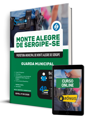 Apostila Prefeitura de Monte Alegre-SE 2025 - Guarda Municipal - Imagem 1