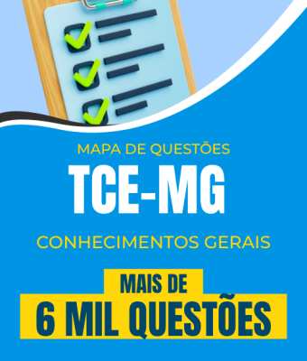 Mapa de Questões Online - TCE-MG - Conhecimentos Gerais para todos os cargos - 6 Mil Questões - Imagem 1