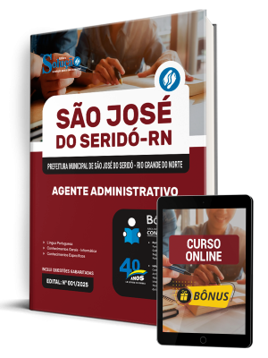 Apostila Prefeitura de São José do Seridó-RN 2025 - Agente Administrativo - Imagem 1
