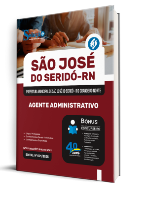 Apostila Prefeitura de São José do Seridó-RN 2025 - Agente Administrativo - Imagem 2