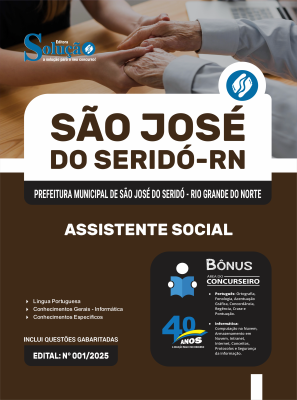 Apostila Prefeitura de São José do Seridó-RN 2025 - Assistente Social - Imagem 3