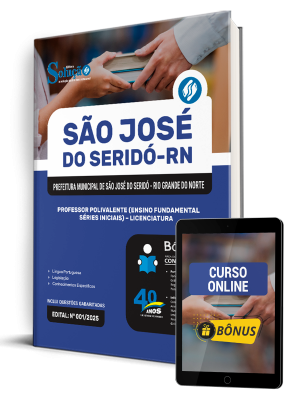 Apostila Prefeitura de São José do Seridó-RN 2025 - Professor Polivalente (Ensino Fundamental Séries Iniciais) – Licenciatura - Imagem 1
