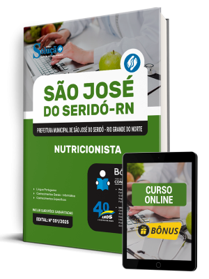 Apostila Prefeitura de São José do Seridó-RN 2025 - Nutricionista - Imagem 1