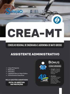Apostila CREA-MT 2025 - Assistente Administrativo - Imagem 3