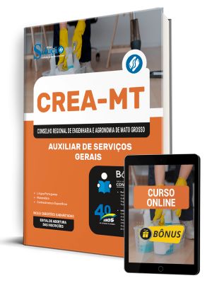 Apostila CREA-MT 2025 - Auxiliar de Serviços Gerais - Imagem 1