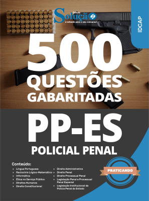 Caderno de Questões PP-ES - Policia Penal - 500 Questões Gabaritadas - Imagem 2