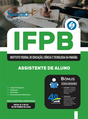 Apostila IFPB 2025 - Assistente de Aluno - Imagem 3