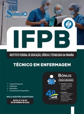 Apostila IFPB 2025 - Técnico em Enfermagem - Imagem 3