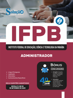 Apostila IFPB 2025 - Administrador - Imagem 3