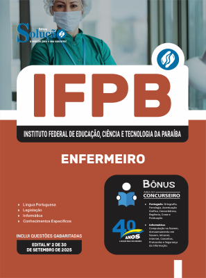 Apostila IFPB 2025 - Enfermeiro - Imagem 3