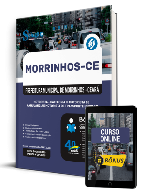 Apostila Prefeitura de Morrinhos-CE 2025 - Motorista – Categoria B, Motorista De Ambulância e Motorista De Transporte Escolar - Imagem 1