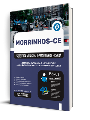 Apostila Prefeitura de Morrinhos-CE 2025 - Motorista – Categoria B, Motorista De Ambulância e Motorista De Transporte Escolar - Imagem 2