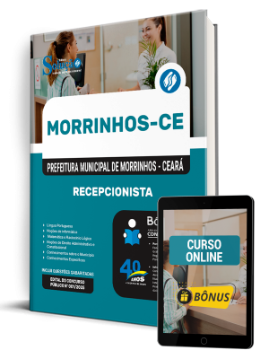 Apostila Prefeitura de Morrinhos-CE 2025 - Recepcionista - Imagem 1