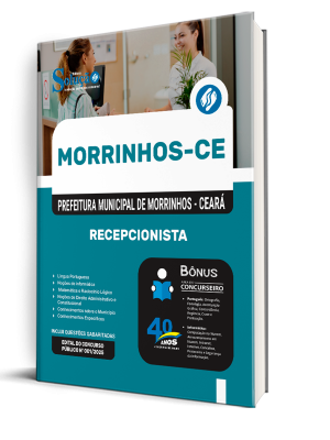 Apostila Prefeitura de Morrinhos-CE 2025 - Recepcionista - Imagem 2