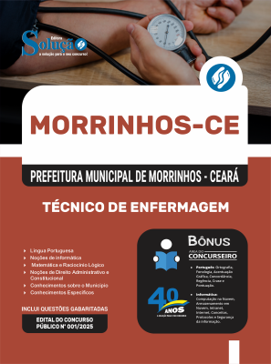 Apostila Prefeitura de Morrinhos-CE 2025 - Técnico de Enfermagem - Imagem 3