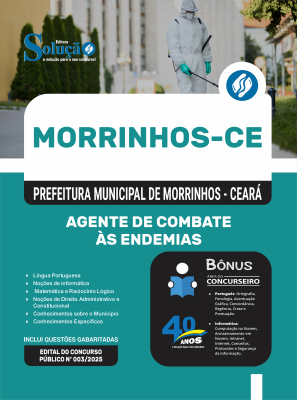 Apostila Prefeitura de Morrinhos-CE 2025 - Agente de Combate às Endemias - Imagem 3