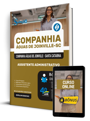 Apostila Companhia Águas de Joinville - SC 2025 - Assistente Administrativo(a) - Imagem 1