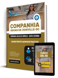 Capa Apostila Companhia Águas de Joinville - SC 2025 - Assistente Administrativo(a)