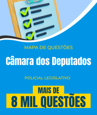 Mapa de Questões Online - Câmara dos Deputados - Técnico Legislativo - Policial Legislativo Federal - 8 Mil Questões - Imagem 1