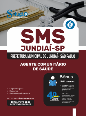 Apostila Prefeitura de Jundiaí - SP 2025 - Agente Comunitário de Saúde - Imagem 3