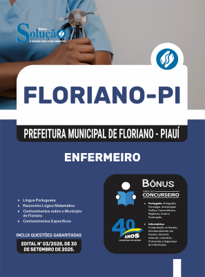 Apostila Prefeitura de Floriano-PI 2025 - Enfermeiro - Imagem 3