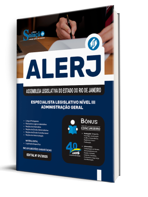 Apostila ALERJ 2025 - Especialista Legislativo Nível III - Administração Geral - Imagem 2
