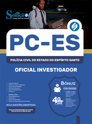 Apostila PC-ES 2025 - Oficial Investigador de Polícia - Imagem 3