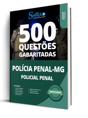 Caderno de Questões PP-MG - Policial Penal - 500 Questões Gabaritadas - Imagem 1