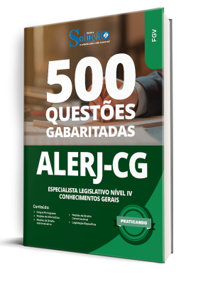Caderno de Questões ALERJ - Especialista Legislativo Nível IV - Conhecimentos Gerais - 500 Questões Gabaritadas - Imagem 1
