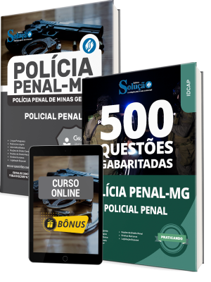 Combo Polícia Penal MG 2025 - Policial Penal - Imagem 1