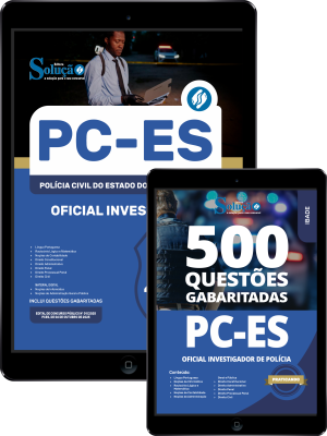 Combo PC-ES 2025 - Oficial Investigador de Polícia - Imagem 1