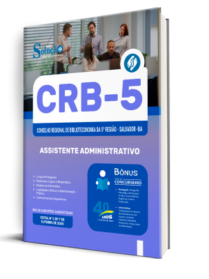 Apostila CRB-5 2025 - Assistente Administrativo - Imagem 2