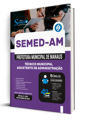Apostila SEMED-AM 2025 - Técnico Municipal - Assistente de Administração - Imagem 2
