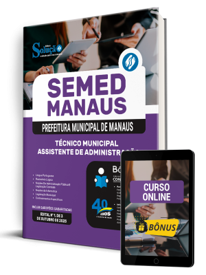 Apostila SEMED MANAUS 2025 - Técnico Municipal - Assistente de Administração - Imagem 1