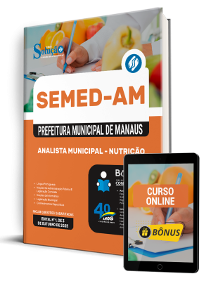 Apostila SEMED-AM 2025 - Analista Municipal - Nutrição - Imagem 1
