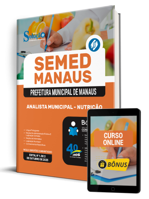 Apostila SEMED MANAUS 2025 - Analista Municipal - Nutrição - Imagem 1