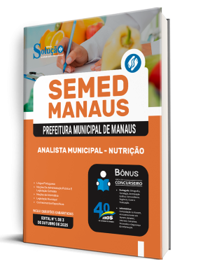 Apostila SEMED MANAUS 2025 - Analista Municipal - Nutrição - Imagem 2