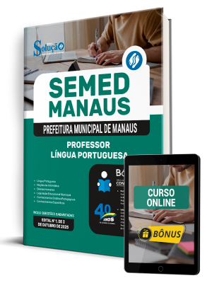 Apostila SEMED MANAUS 2025 - Professor - Língua Portuguesa - Imagem 1