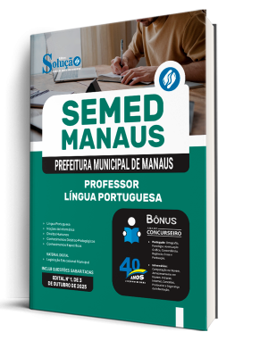 Apostila SEMED MANAUS 2025 - Professor - Língua Portuguesa - Imagem 2