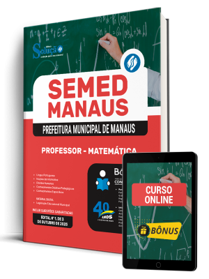 Apostila SEMED MANAUS 2025 - Professor - Matemática - Imagem 1