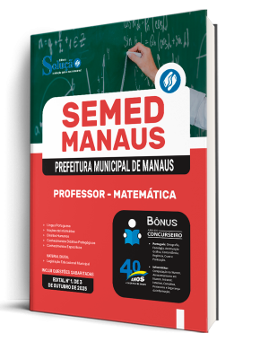 Apostila SEMED MANAUS 2025 - Professor - Matemática - Imagem 2